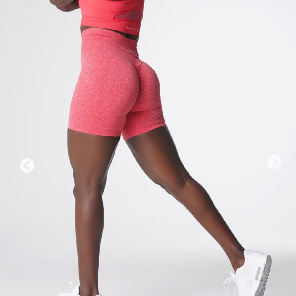 NVGTN Candy Apple Scrunch Seamless Shorts